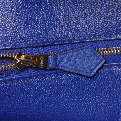 Hermes Togo Birkin 35 Bleu Electrique 13 of 32