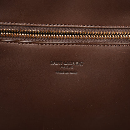 Saint Laurent Raffia Calfskin Medium Panier Tote 5 of 8