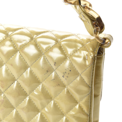 Chanel Patent Quilted Small Flap Beige 11 of 18