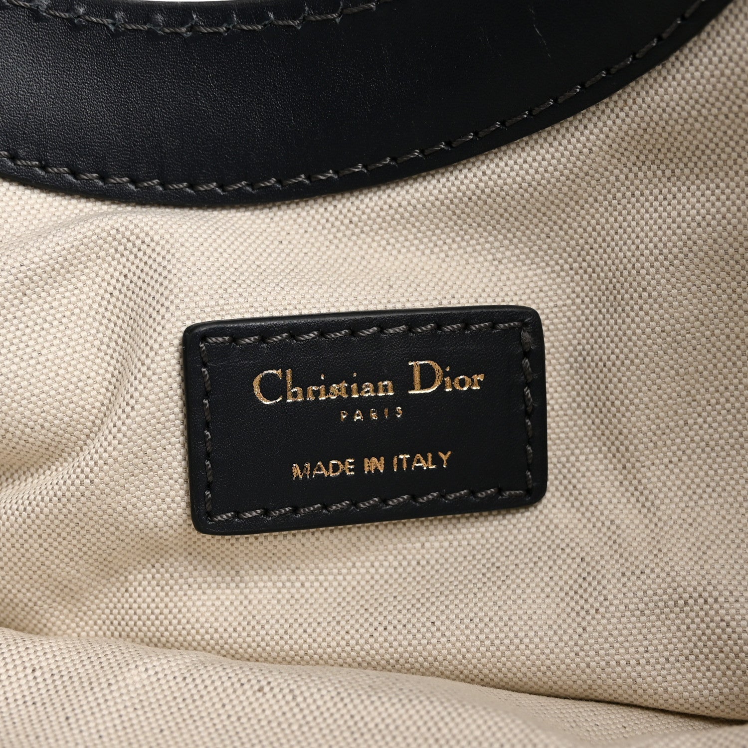 Christian Dior Oblique Fold Over Clutch Blue 6 of 12