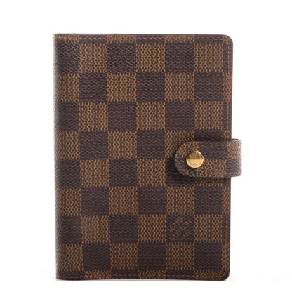 Louis Vuitton Damier Ebene Small Ring Agenda 1 of 7