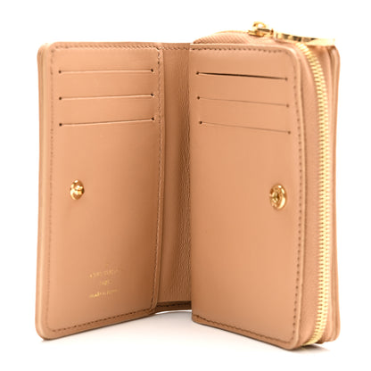 Louis Vuitton Lambskin Embossed Monogram Lou Coussin Wallet Camel 6 of 9