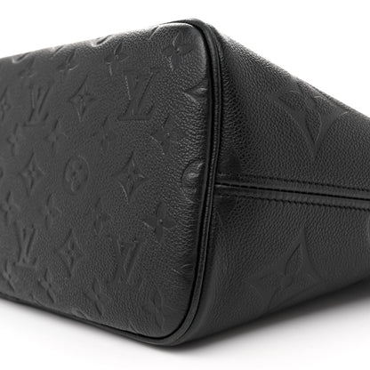 Louis Vuitton Empreinte Monogram Giant Neverfull MM Black 10 of 11