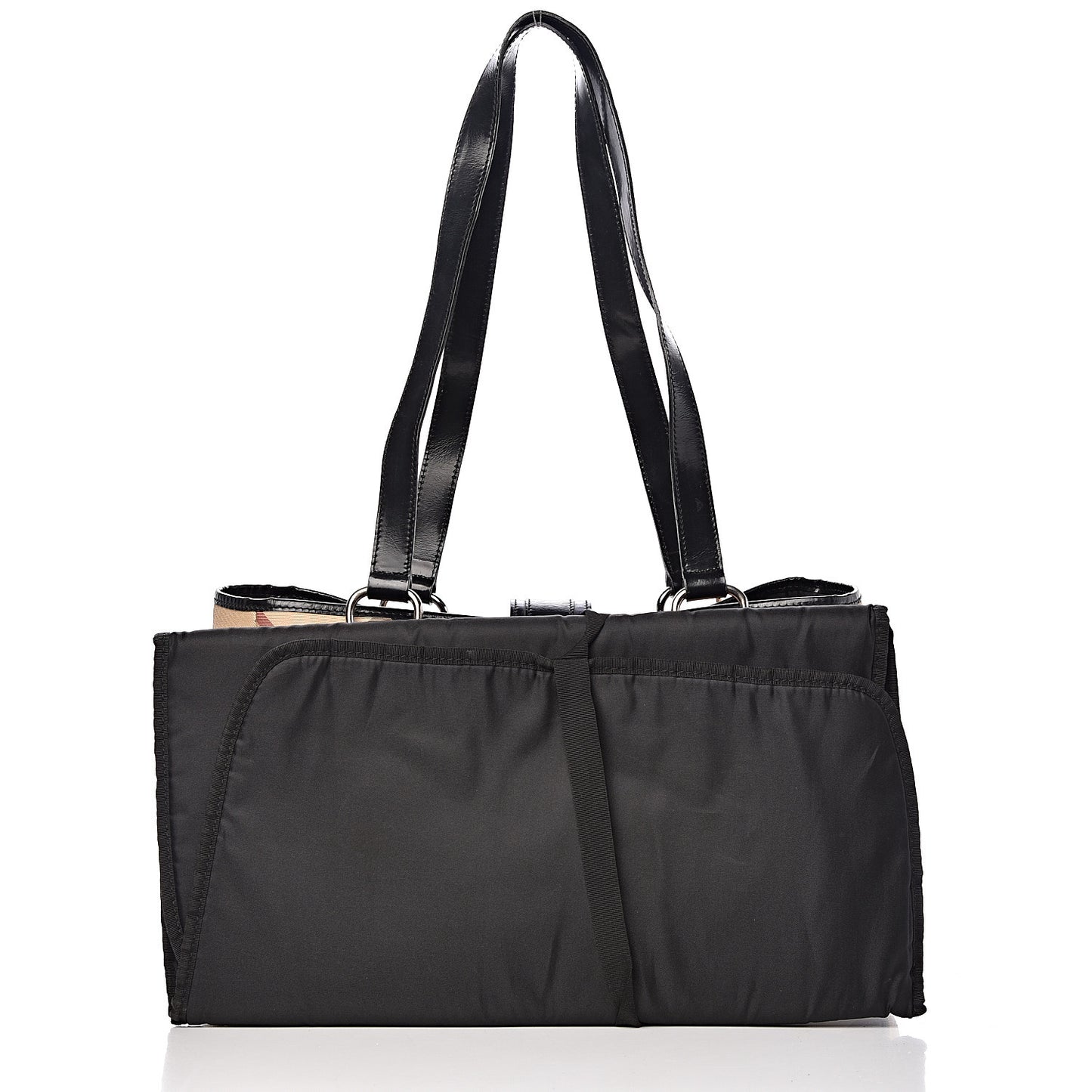 Nova Check Diaper Bag Black