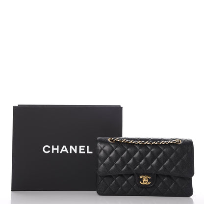 Chanel Caviar Quilted Medium Double Flap Black 8 of 8