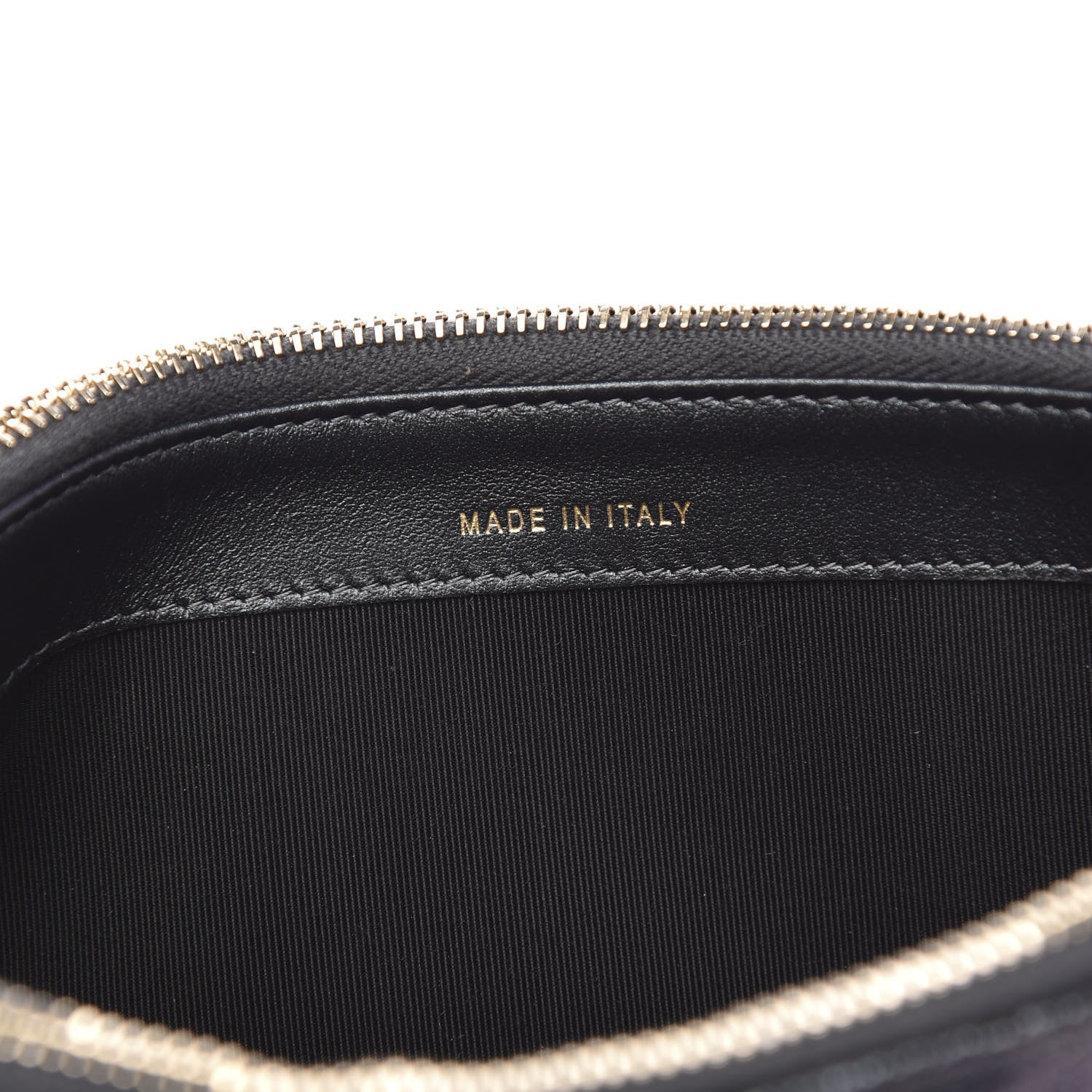 Chanel Iridescent Caviar Quilted Clutch With Chain Black 9 of 11