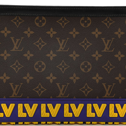 Louis Vuitton Monogram LV Rubber Pochette Voyage MM 7 of 9