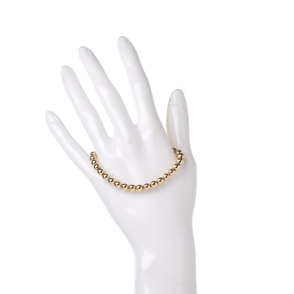 Tiffany 18K Yellow Gold 5.5mm HardWear Ball Bracelet 2 of 5