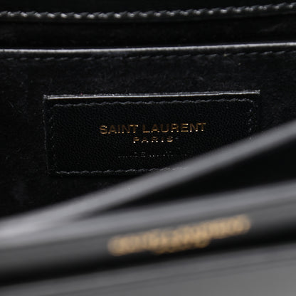 Saint Laurent Calfskin Medium Monogram Sunset Black 6 of 9