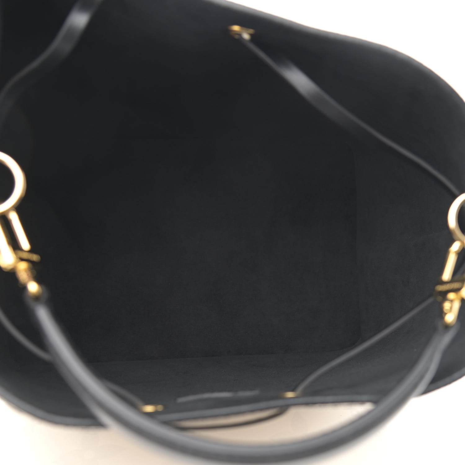 Louis Vuitton Empreinte Monogram Giant Broderies Neonoe MM Cream Black 6 of 12