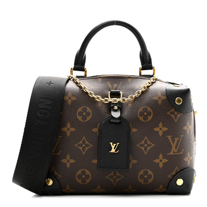 Louis Vuitton Monogram Petite Malle Souple Black 1 of 9