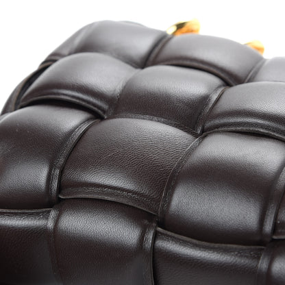 Bottega Veneta Lambskin Maxi Intreccio Padded Chain Cassette Crossbody Bag Black 10 of 10