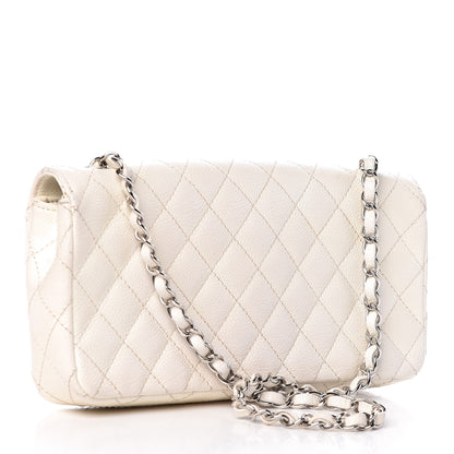 Chanel Caviar Quilted East West Flap White 3 of 18