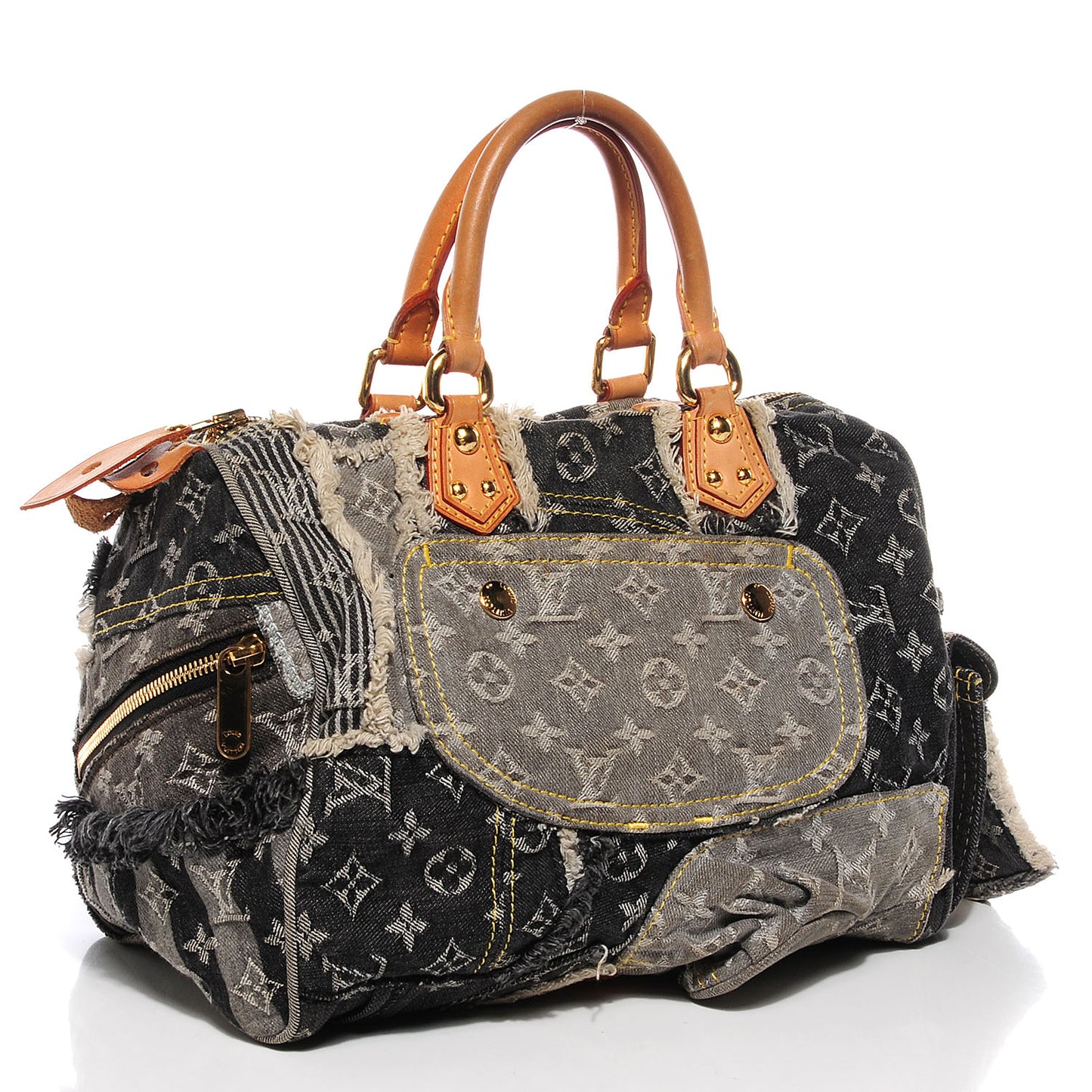 Denim Patchwork Speedy 30 Grey