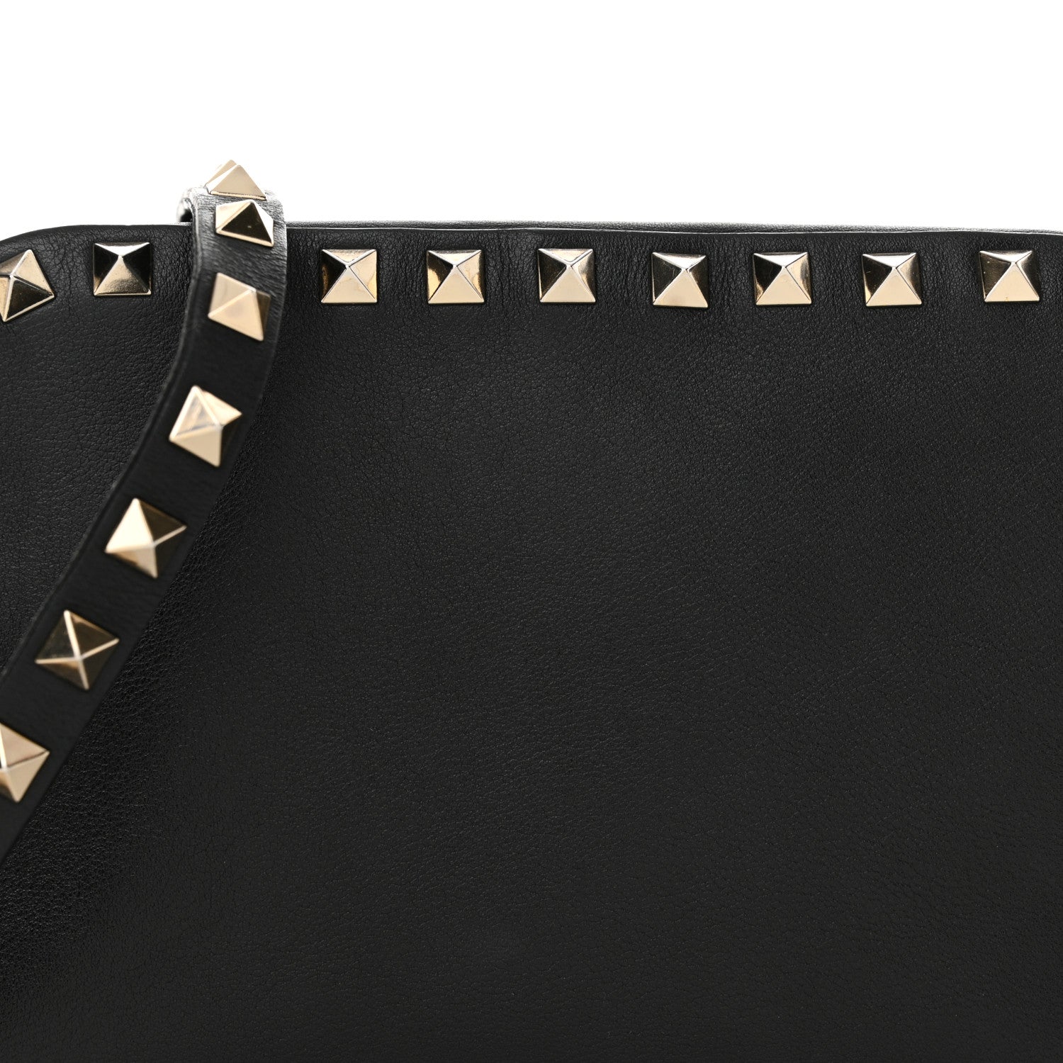 Valentino Garavani Calfskin Rockstud Camera Crossbody Bag Black 10 of 12