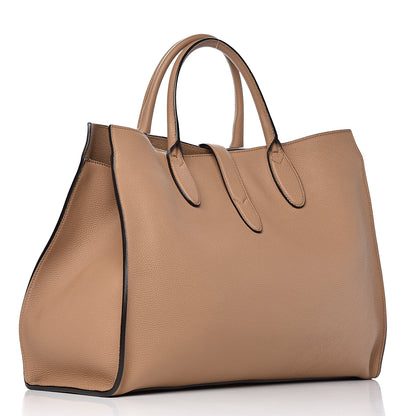 Gucci Soft Calfskin Medium Jackie Top Handle Bag Classic Camel 3 of 10
