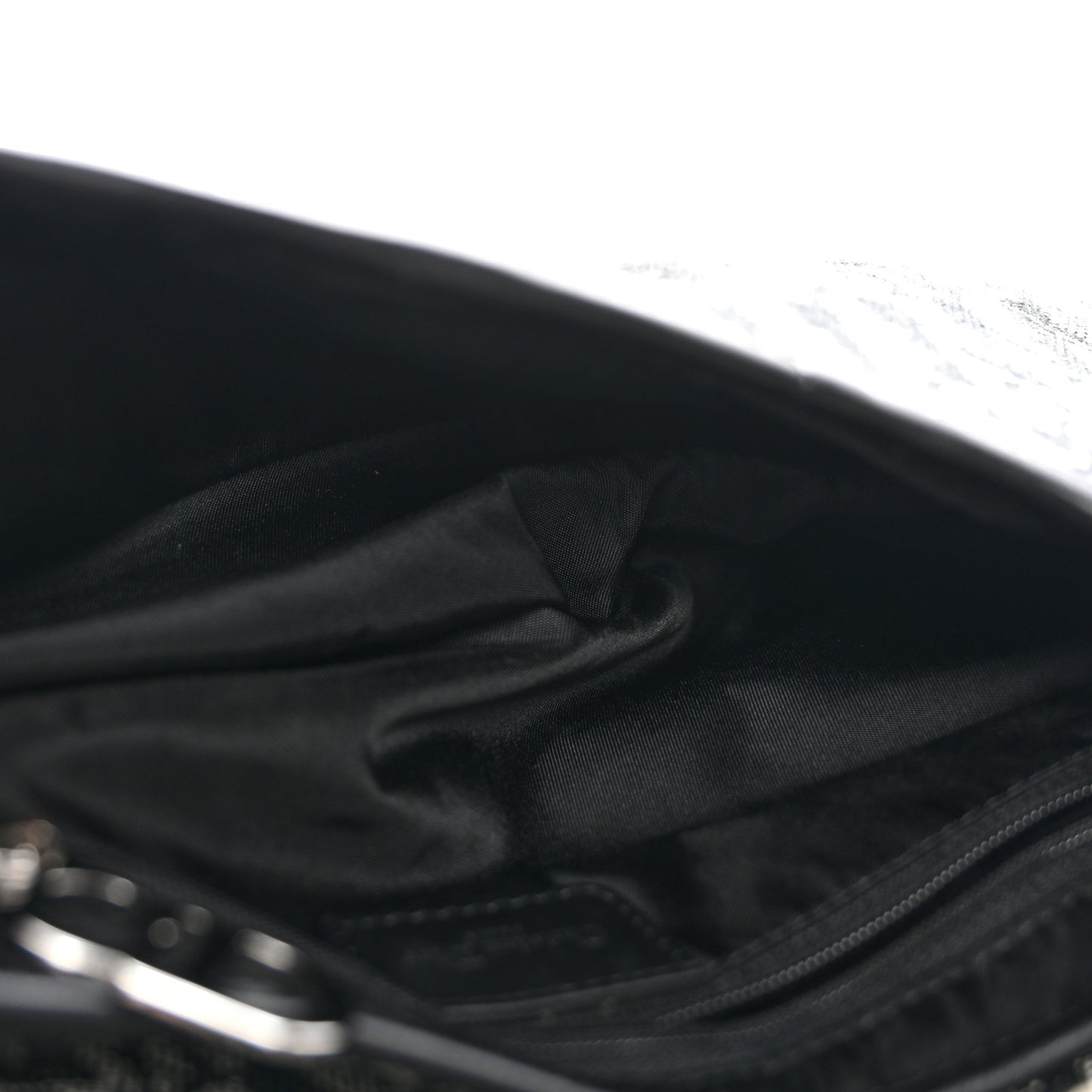 Monogram Saddle Bag Black