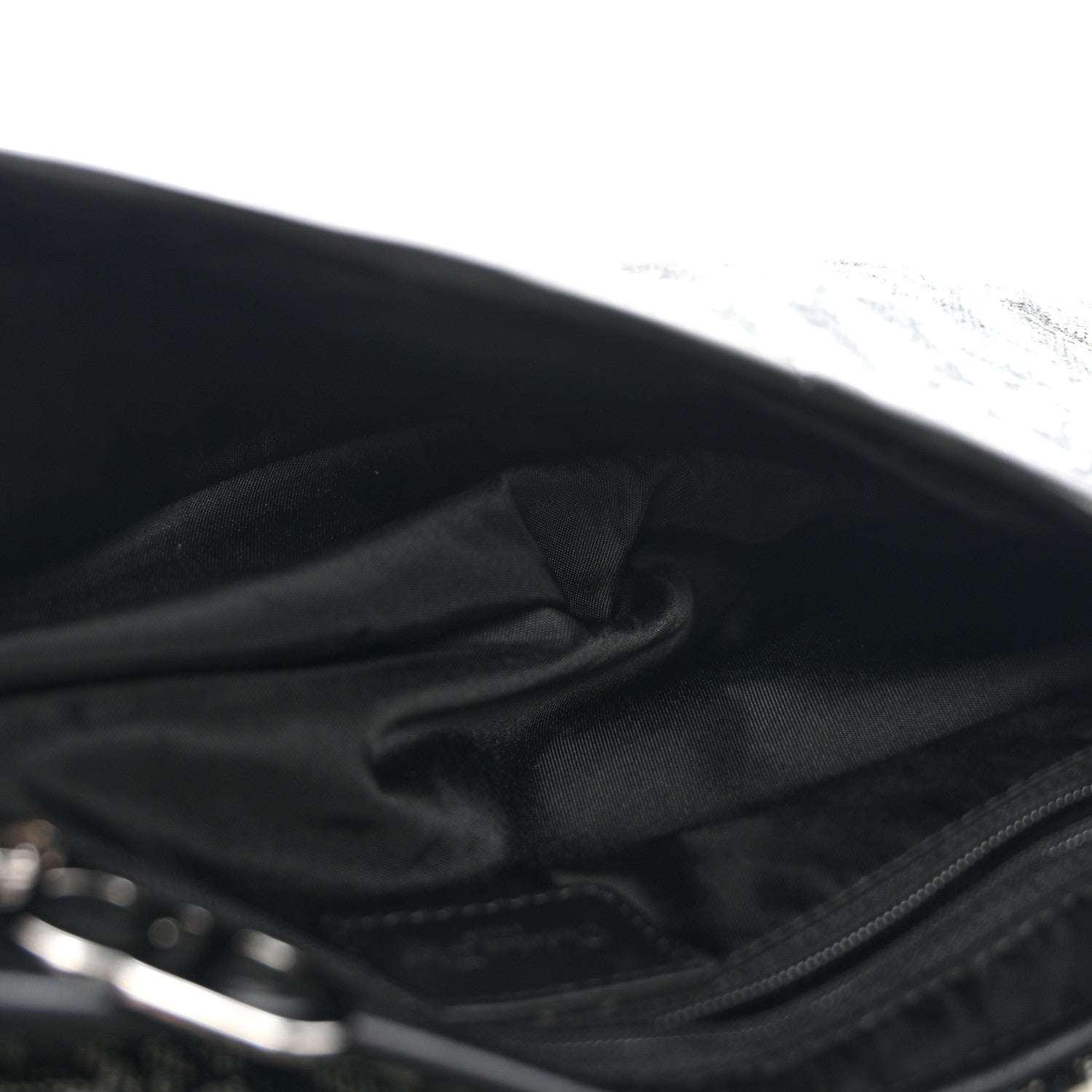 Christian Dior Monogram Saddle Bag Black 5 of 15