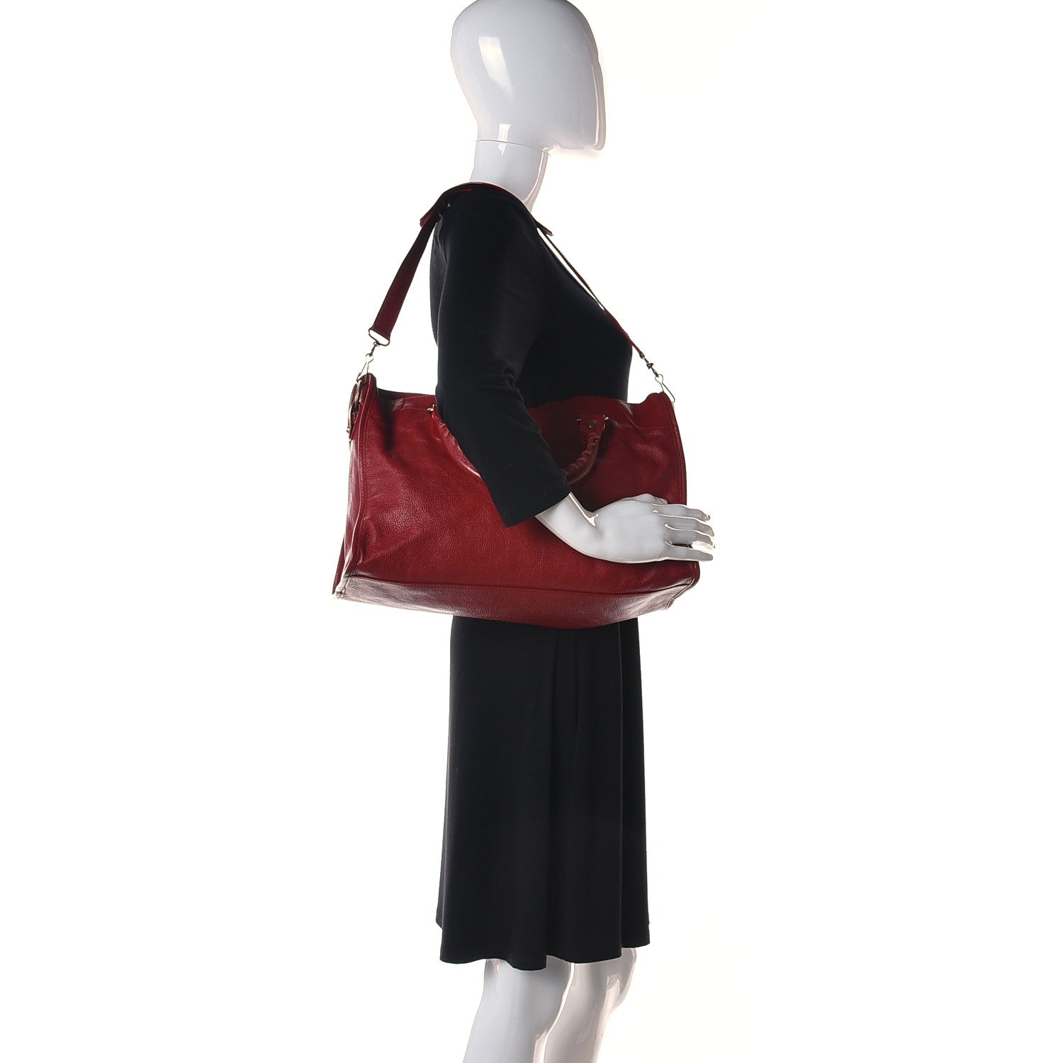 Balenciaga Sugar Goatskin Classic Gold Hardware City Rouge Rouge Coquelicot 2 of 16