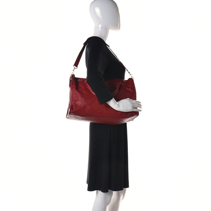 Balenciaga Sugar Goatskin Classic Gold Hardware City Rouge Rouge Coquelicot 2 of 16