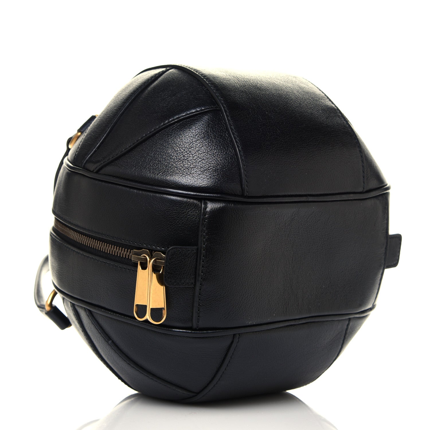 Gucci Piuma Lux Energy Tifosa Basketball Shaped Shoulder Bag Black 3 of 4