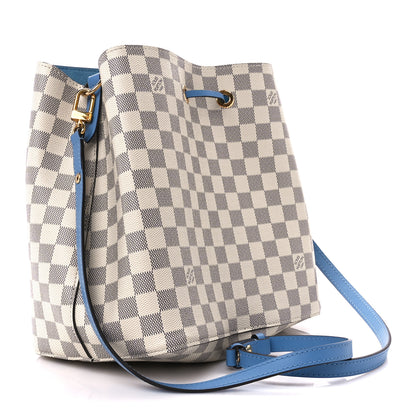 Louis Vuitton Damier Azur Neonoe MM Bleuet 3 of 9