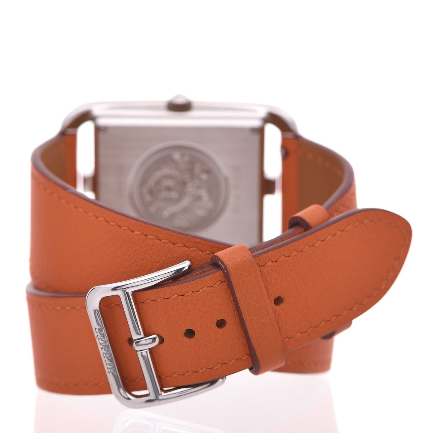 Stainless Steel Swift 29mm Cape Cod Double Tour Quartz Watch Orange