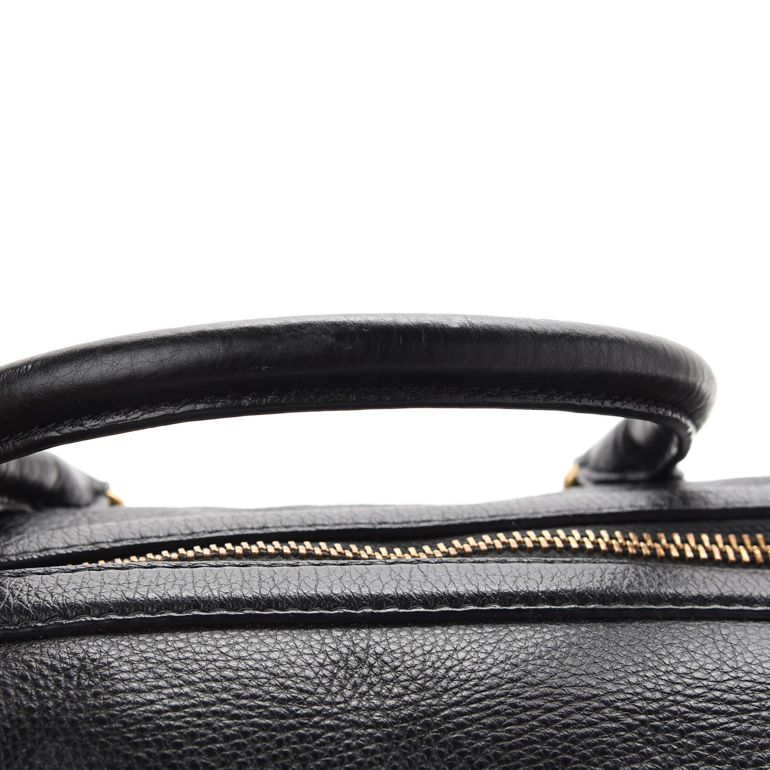 Marc Jacobs Calfskin Recruit Bauletto Satchel Tote Bag Black 11 of 13