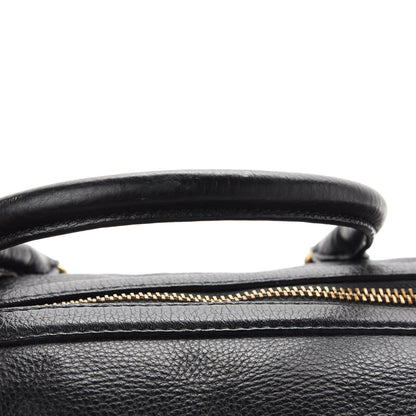 Marc Jacobs Calfskin Recruit Bauletto Satchel Tote Bag Black 11 of 13
