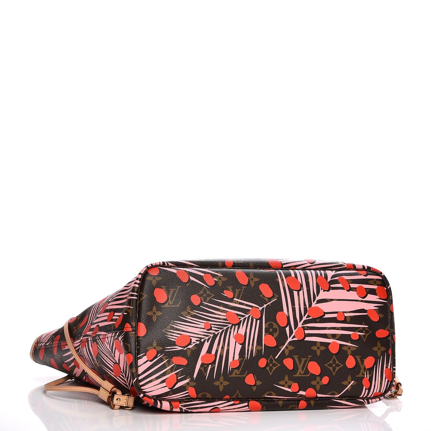 Monogram Jungle Dots Neo Neverfull MM Sugar Pink Poppy