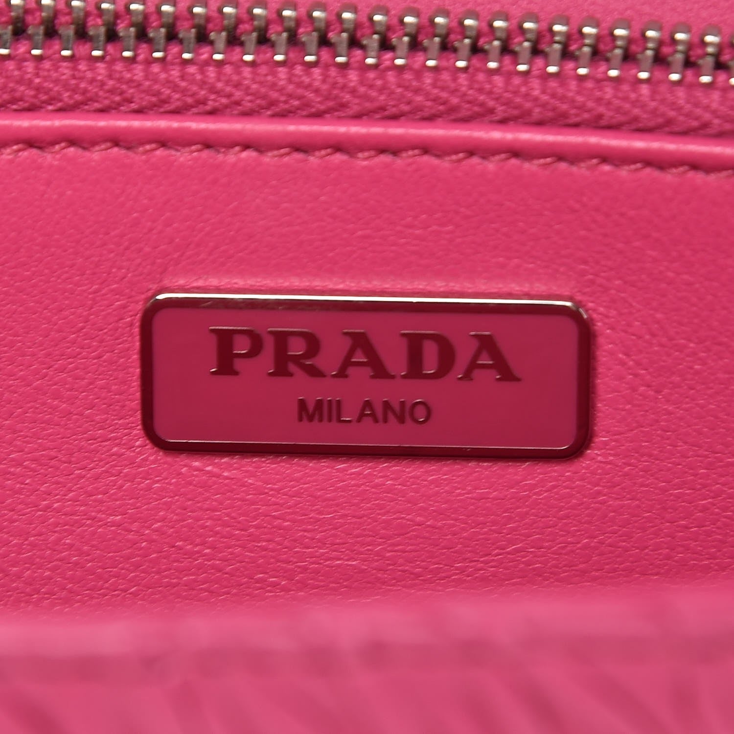 Prada Nappa Gaufre Mini Flap Begonia 6 of 7