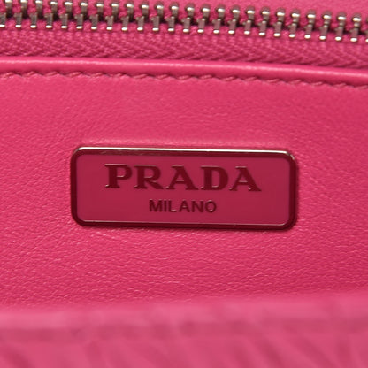 Prada Nappa Gaufre Mini Flap Begonia 6 of 7