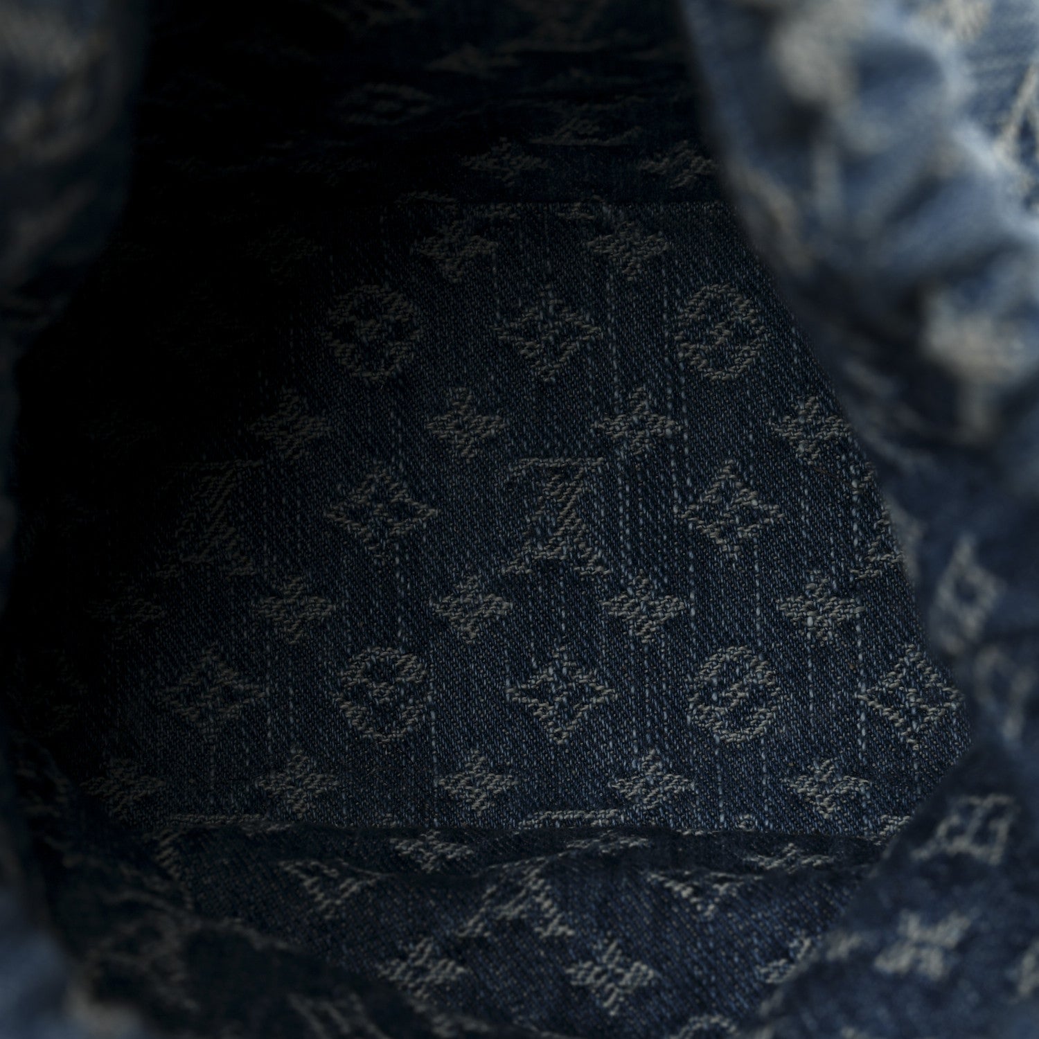 Louis Vuitton Monogram Denim Nano Noe Blue 5 of 9