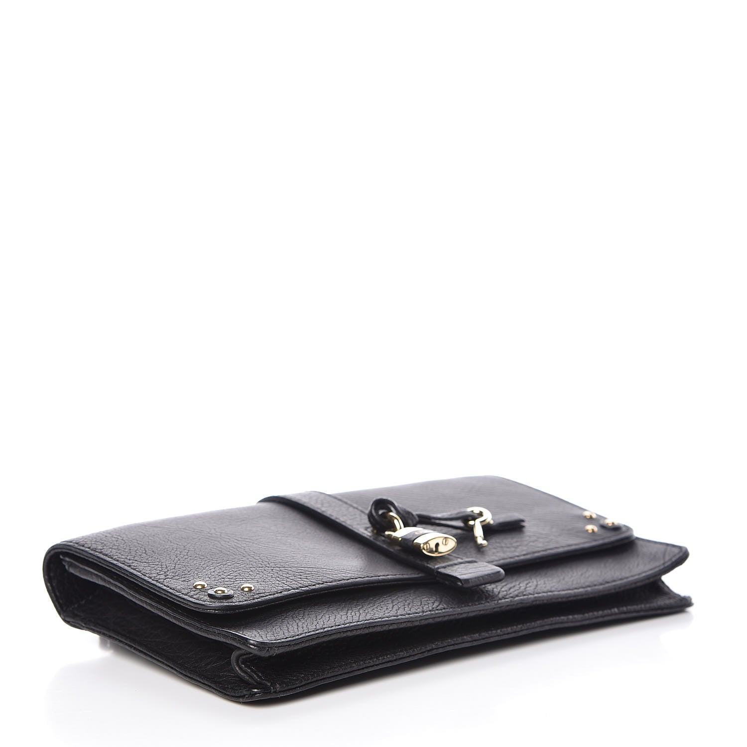 Chloe Calfskin Aurore Wallet on Chain Black 4 of 10