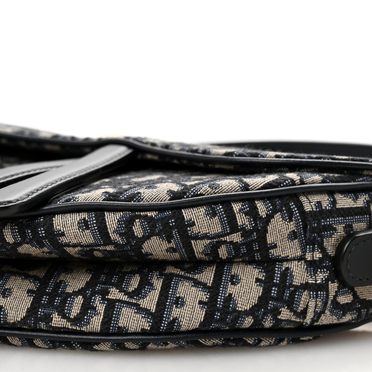 Oblique Saddle Bag With Strap Blue