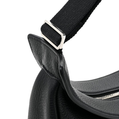 The Row Grained Calfskin Large Slouchy Banana Bag Black 10 of 10