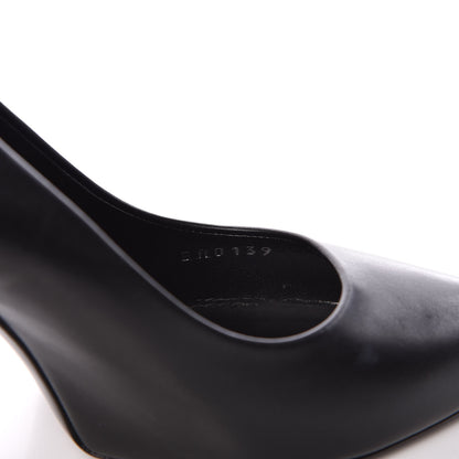Louis Vuitton Calfskin Monogram Matchmake Slingback Pumps 37 Black 8 of 8