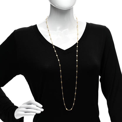 Marco Bicego 18K Yellow Gold Siviglia Long Necklace 2 of 4