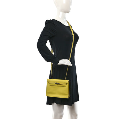 Hermes Evercolor Kelly Danse II Belt Bag Lime 2 of 9