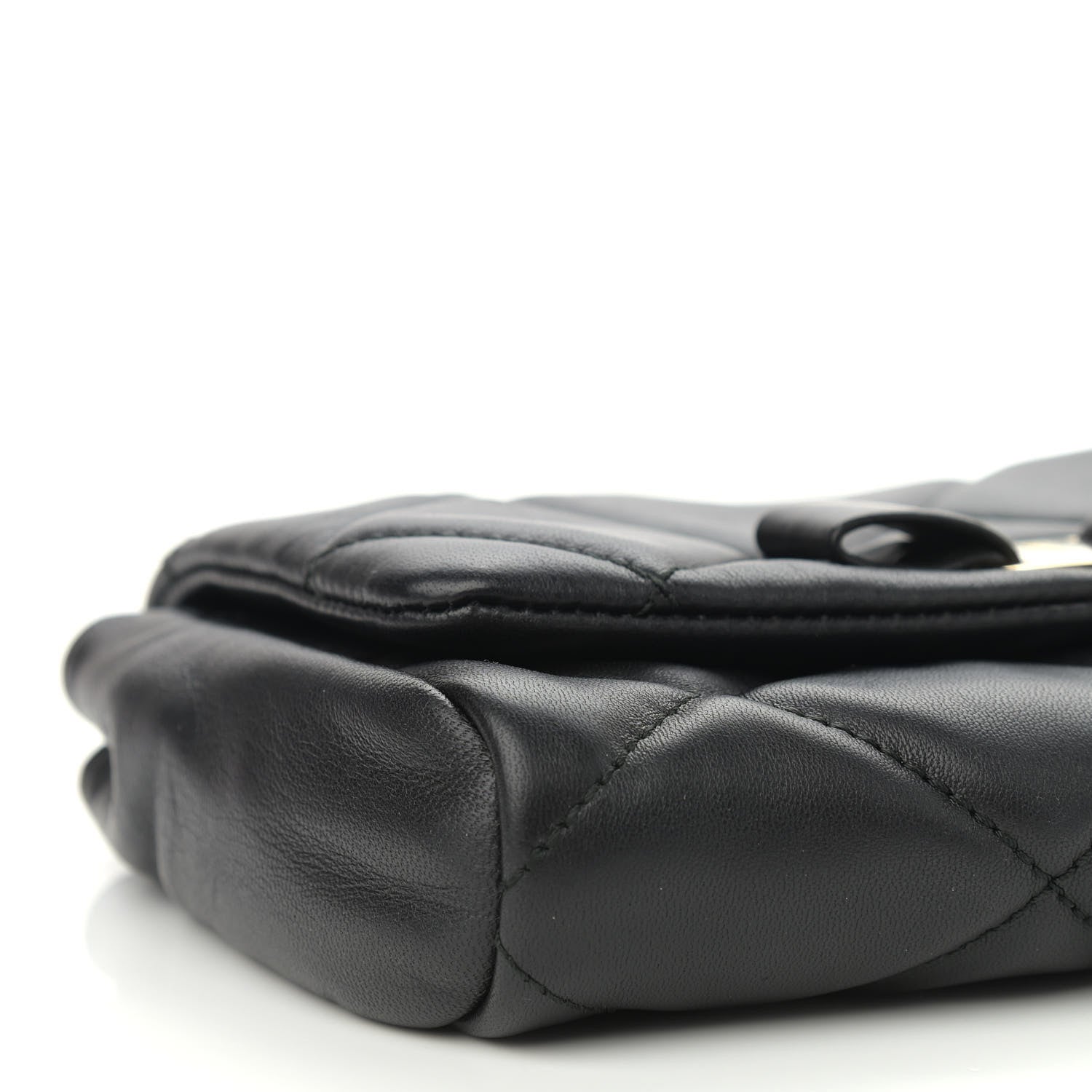 Salvatore Ferragamo Nappa Quilted Ginny Crossbody Black 8 of 10