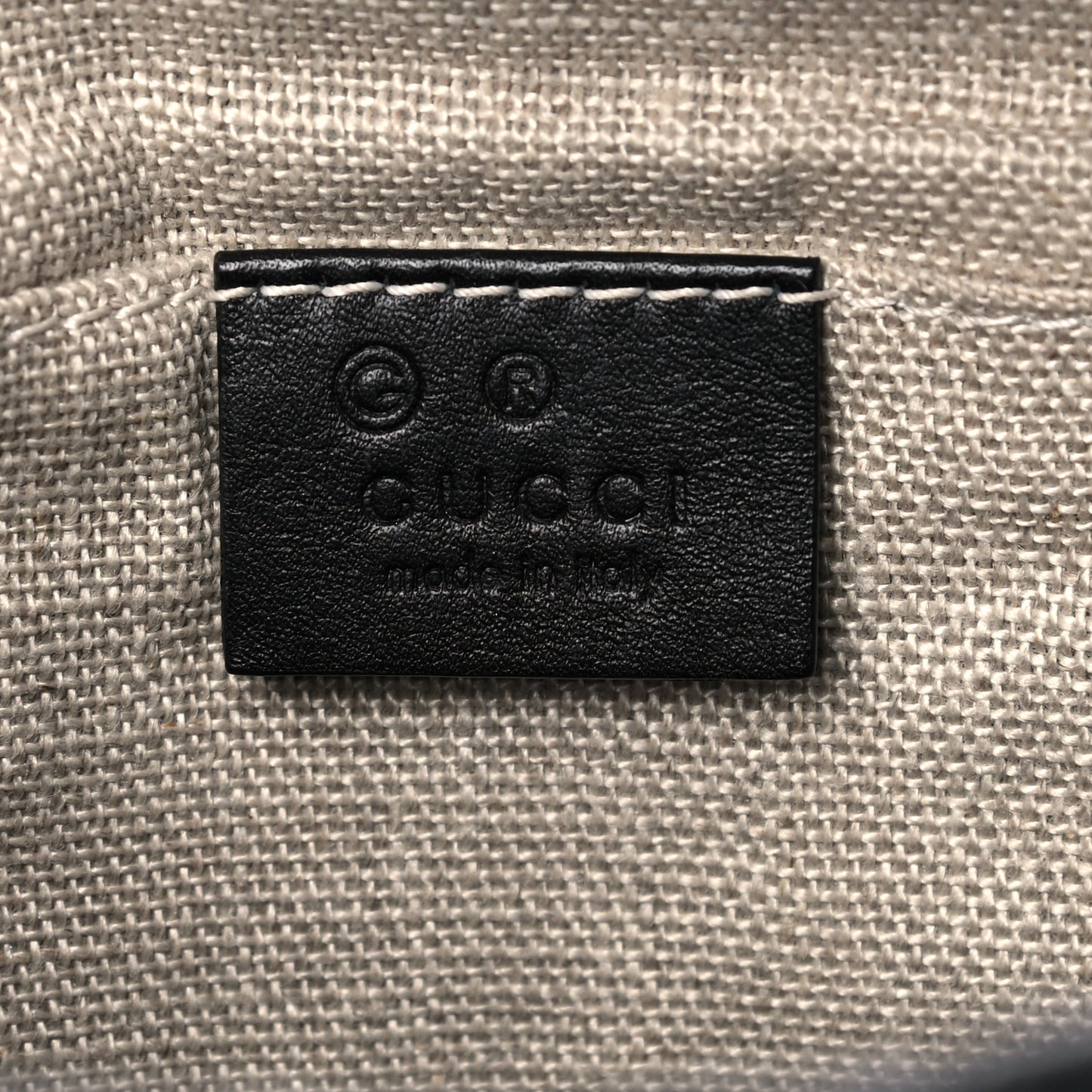 Microguccissima Mini Bree Messenger Bag Black