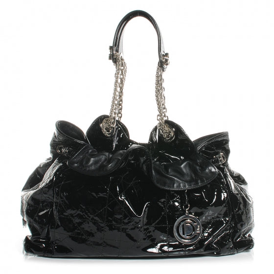 Patent Cannage Medium Le Trente Tote Black