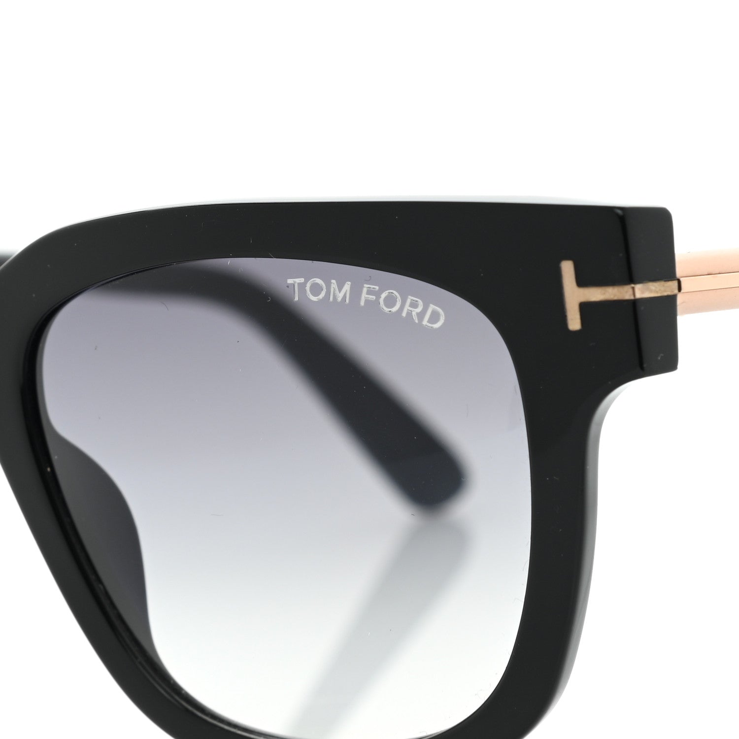 Tom Ford Acetate TracySquare Sunglasses TF436 Black 5 of 9