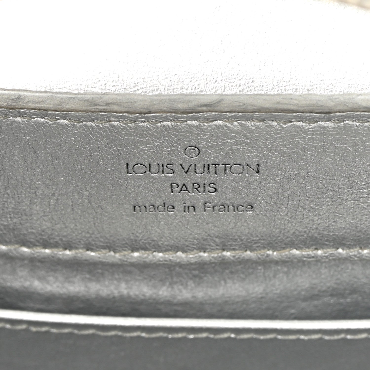 Louis Vuitton Lizard Mini Capucines Argento 7 of 16