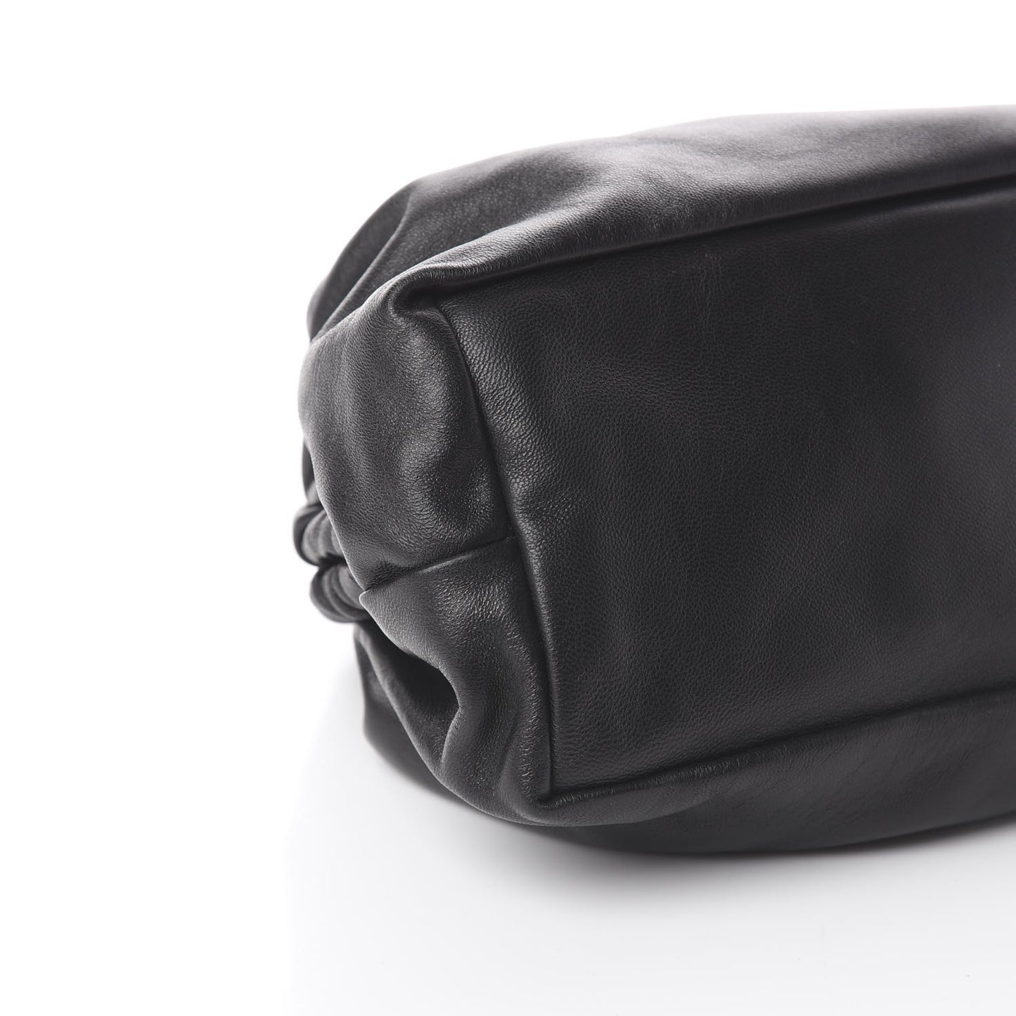 Lambskin Cloud Clutch Black Flamma