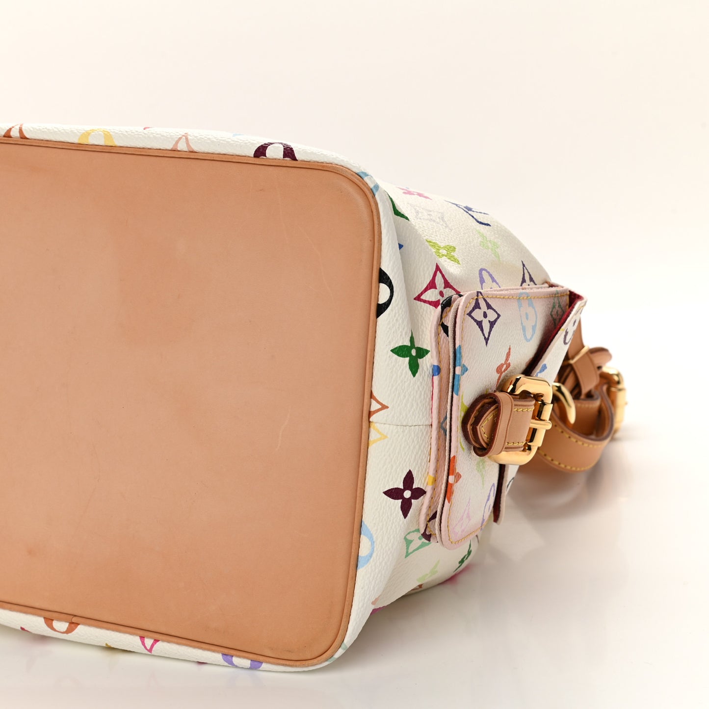 Monogram Multicolor Petit Noe White