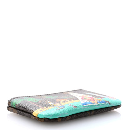 Louis Vuitton Monogram 2023 Christmas Animation Sailing Vivienne Key Pouch Dragonfruit Pink 4 of 8