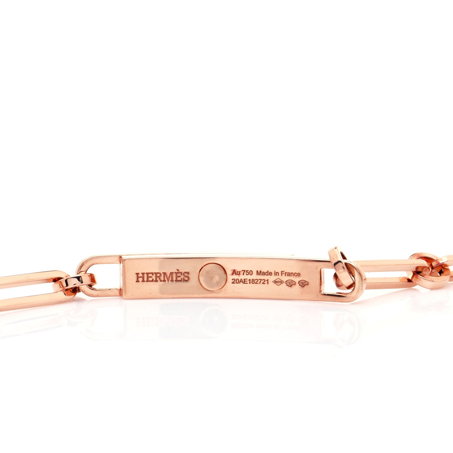 18K Rose Gold Diamond Pave Kelly Chaine Choker Necklace