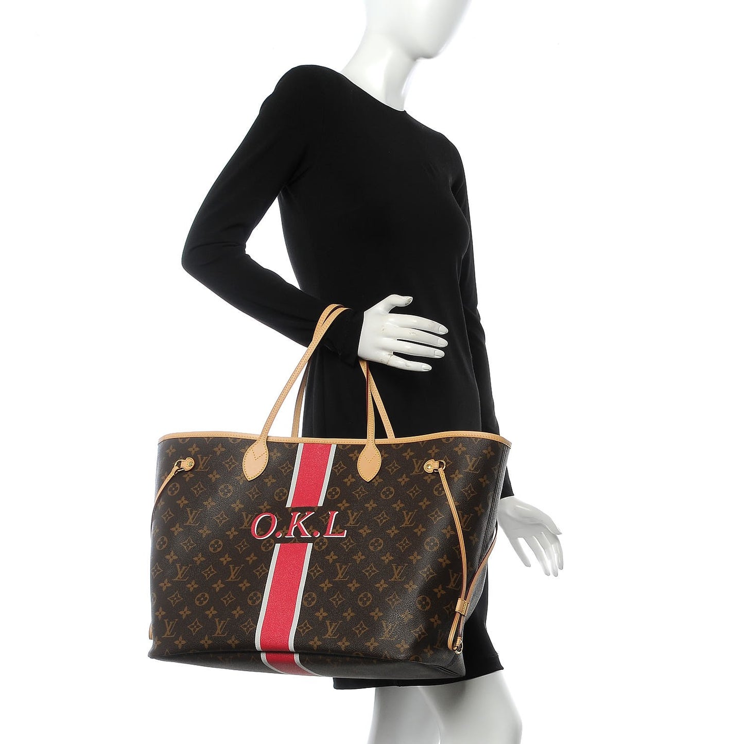 Monogram My LV Heritage Neverfull GM Fuchsia White