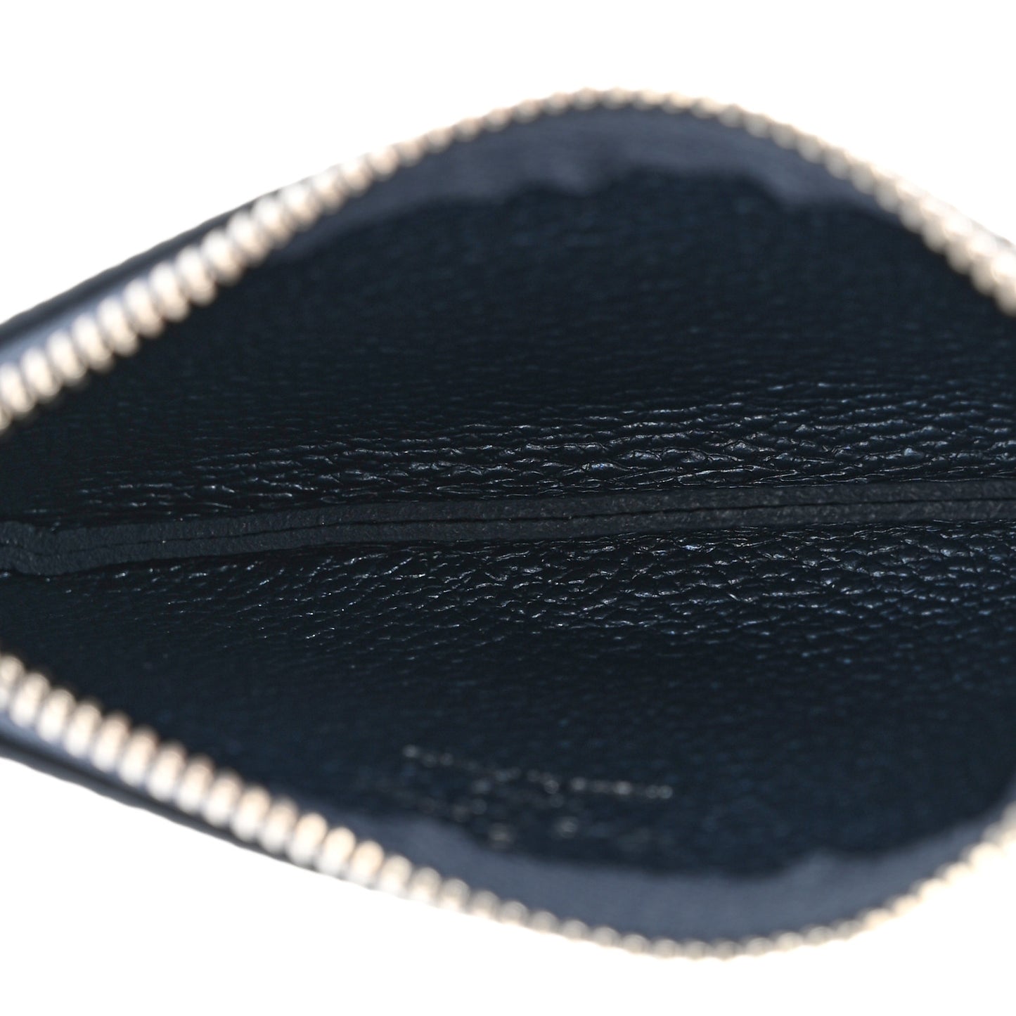 Metallic Empreinte Monogram Giant Key Pouch Navy Nacre